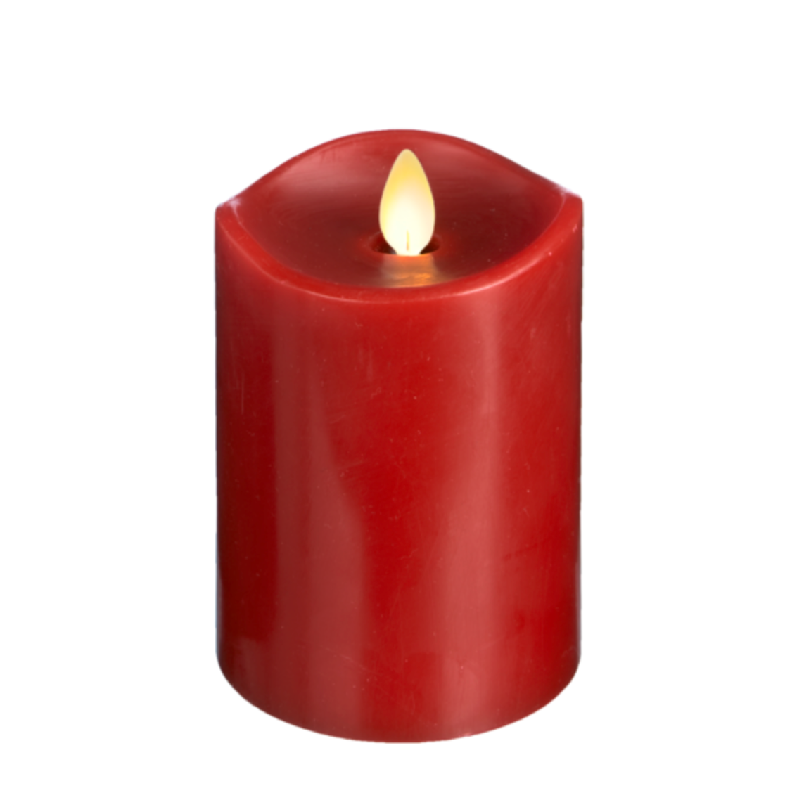 3x5 red battery operated led candle