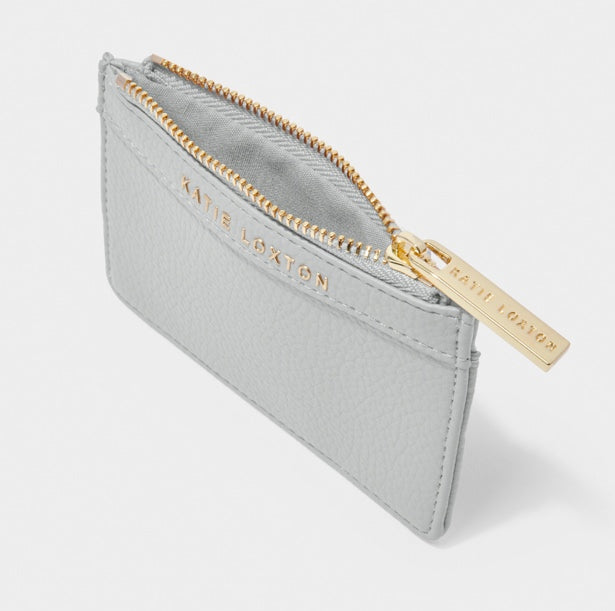 Cleo Coin Purse and Card Holder in Cool Grey