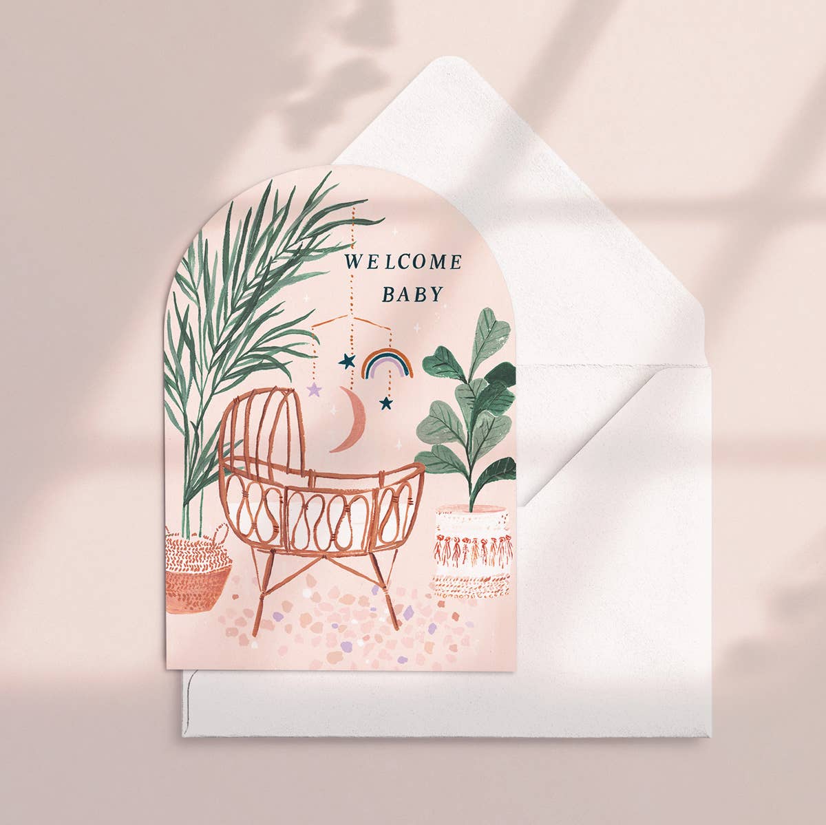Welcome Baby Card | New Baby Card | Gender Neutral Baby Card