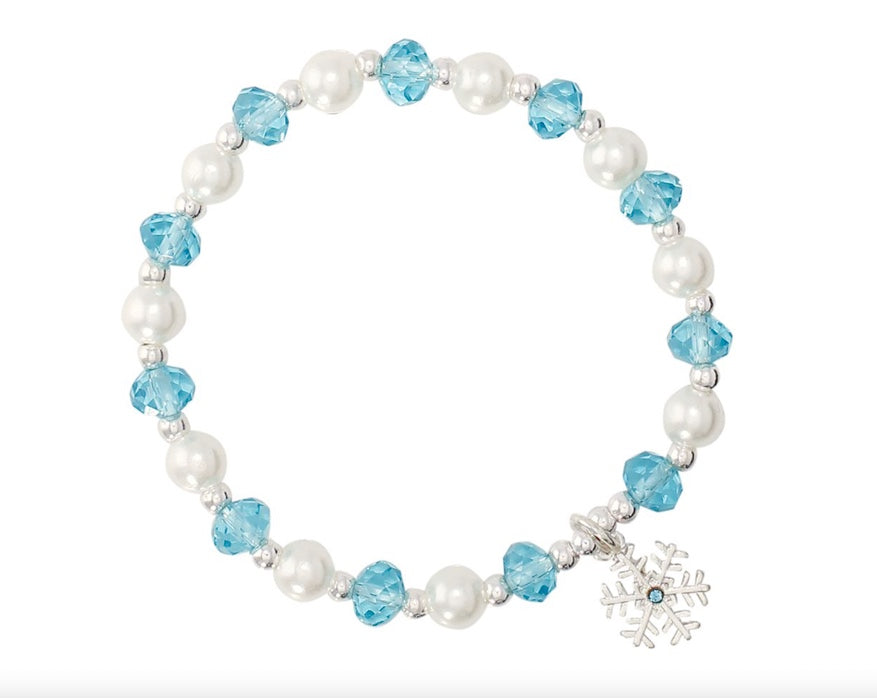 Blue Snowflake Bracelet