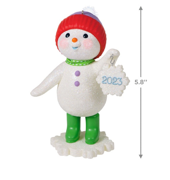 Sweet Snowman 2023 Ornament