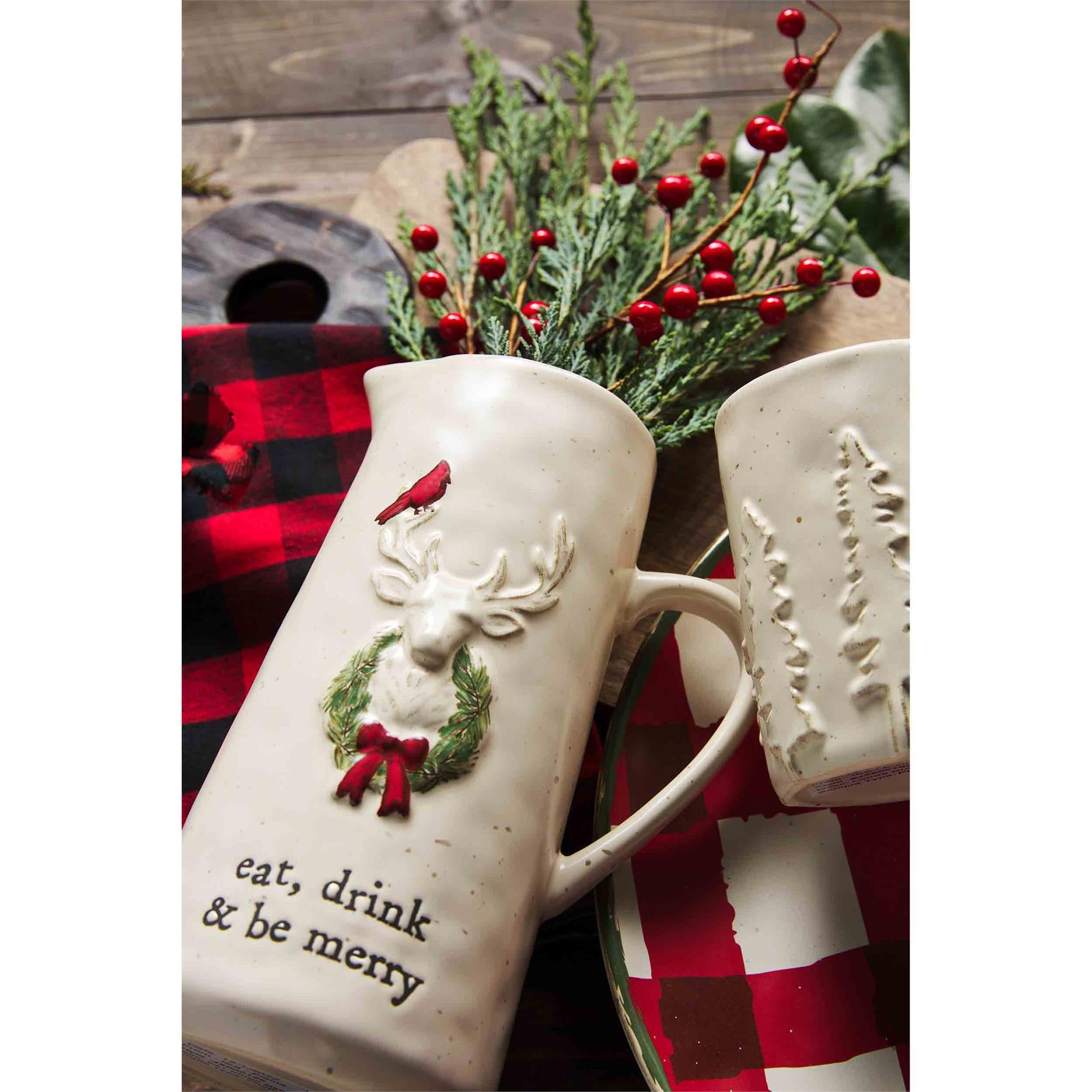 Eat, Drink & Be Merry Pitcher
