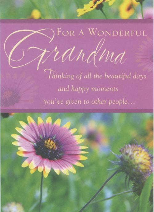 Birthday Grandma Card