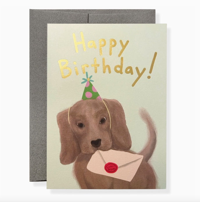 Dog Birthday Greeting Card