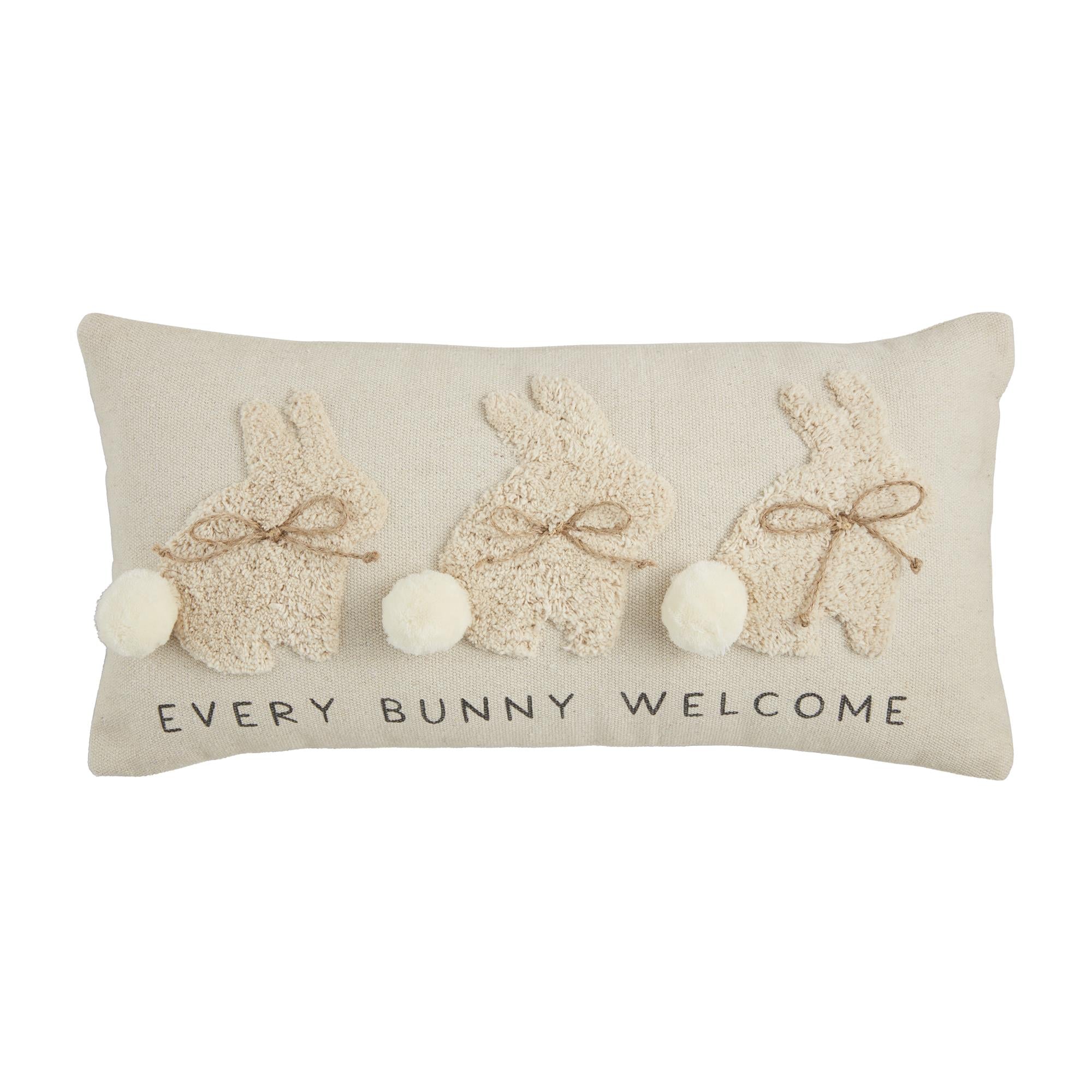 Bunny Tufted Pillow