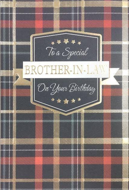 Birthday Brother In Law Card