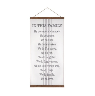 In this Family Scroll Wall Art
