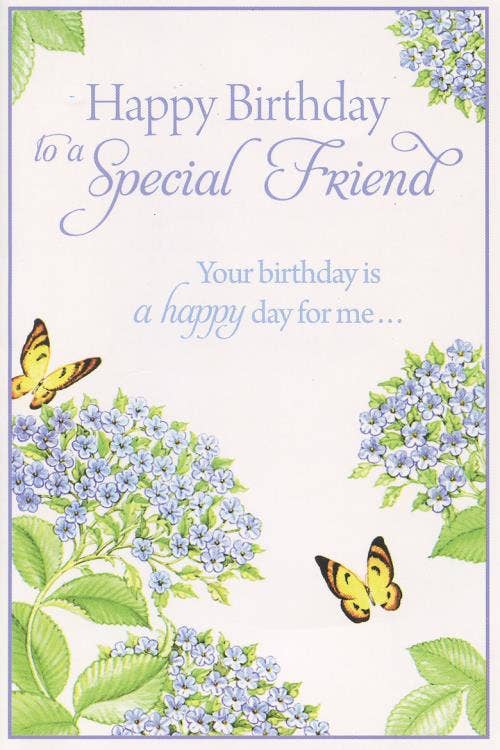 Birthday Special Friend Card