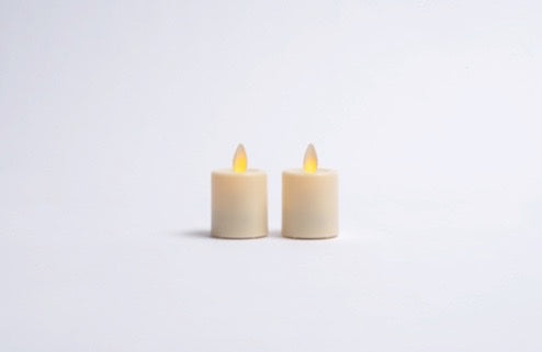 Ivory LED Votive Candles Set of 2