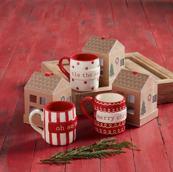 Gingerbread House Mugs