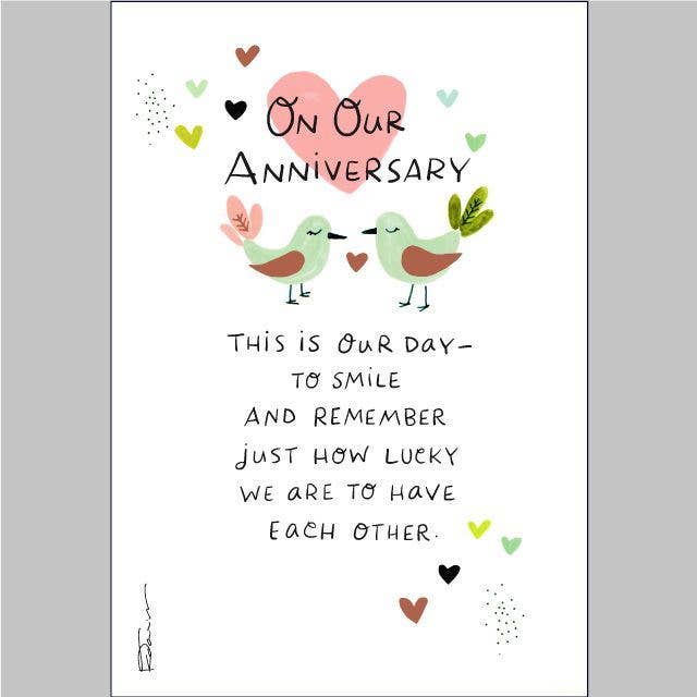 Our Anniversary Card