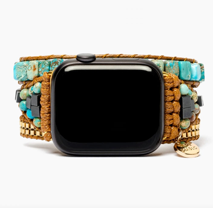 Turquoise Calming Energy Apple Watch Strap