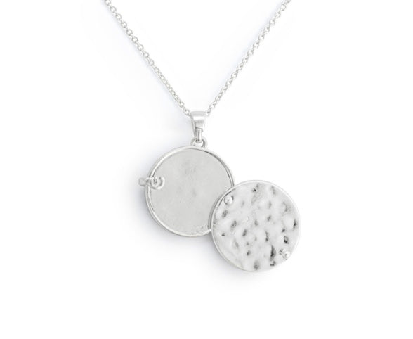 Love you Locket Necklace - Silver