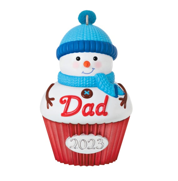 Dad Cupcake 2023 Ornament