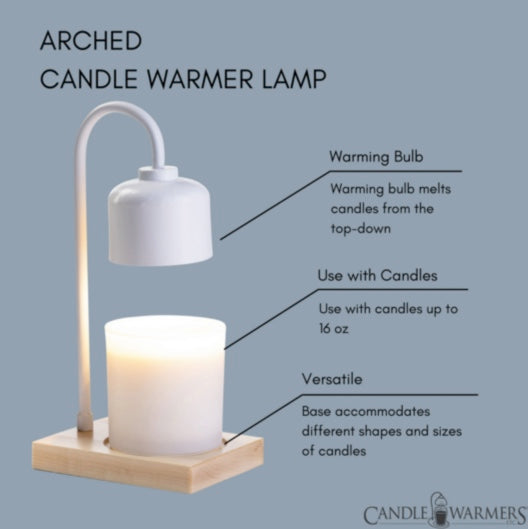 Arched Candle Warmer | White