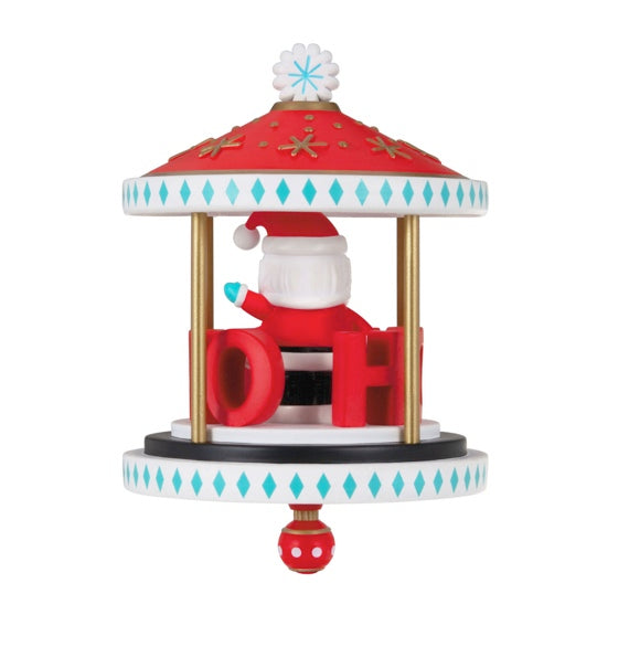Santa-Go-Round Ornament