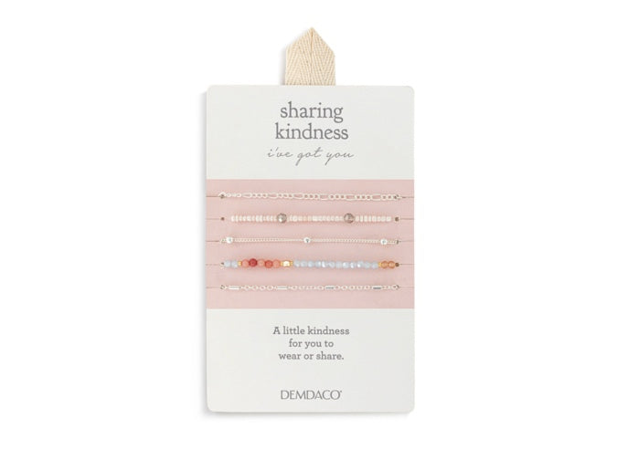 Sharing Kindness Bracelet - Multicolor Silver