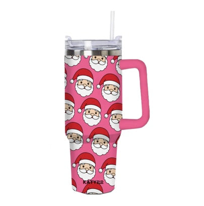 Santa Claus Tumbler Cup with Handle