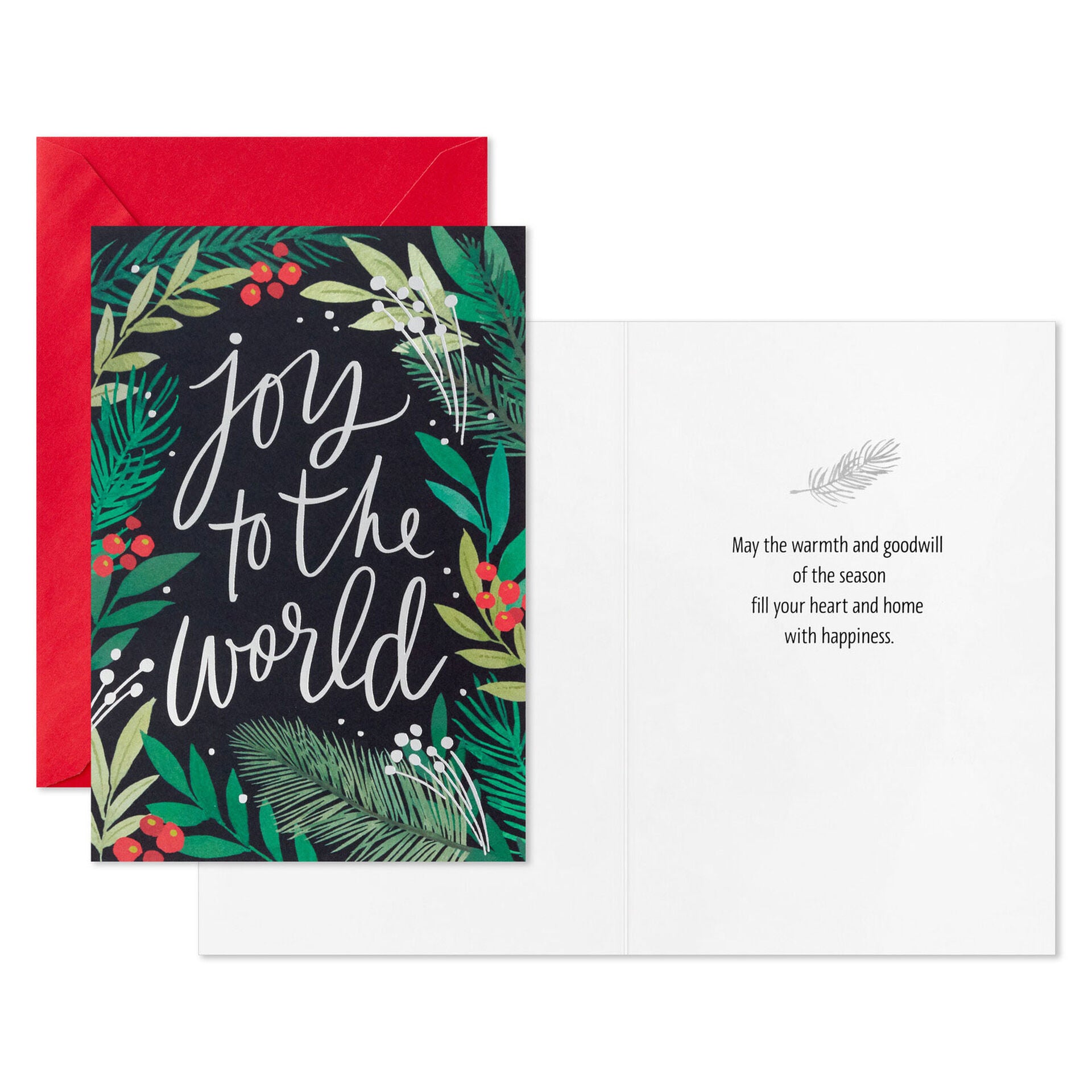 Joy to the World Packaged Christmas Cards, Set of 5