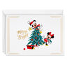 Disney Mickey Mouse and Disney Minnie Mouse Merry and Bright Boxed Christmas Cards, Pack of 16