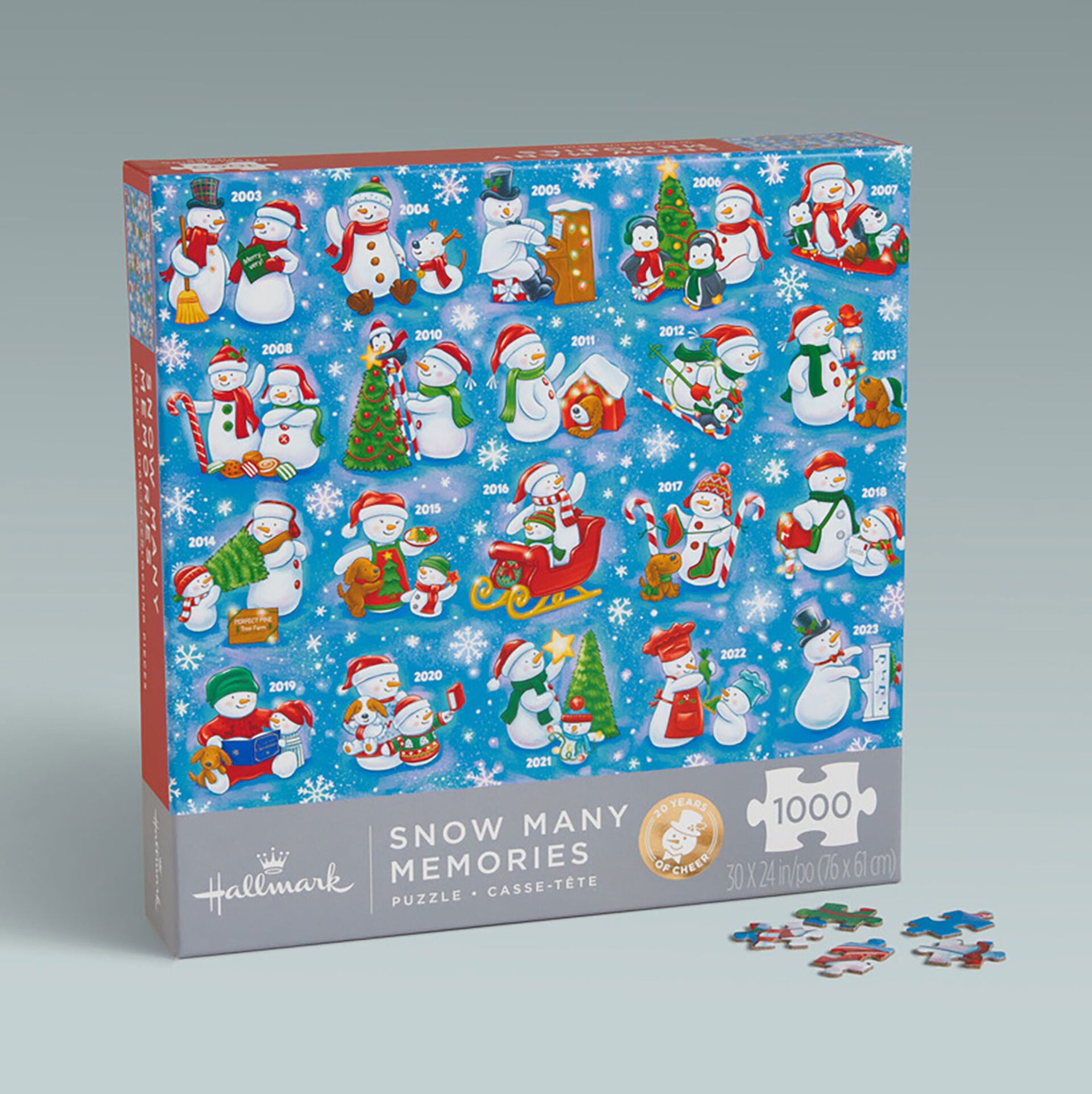 20th Anniversary Snow Many Memories 1,000-Piece Jigsaw Puzzle