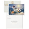 Thomas Kinkade Santa and Sleigh Boxed Christmas Cards, Pack of 16