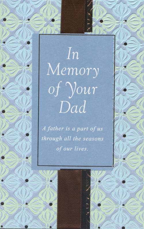 Sympathy Loss of Father Card