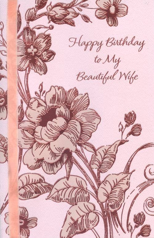 Birthday Wife Card