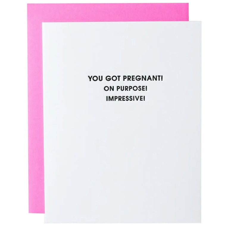 pregnant on purpose card