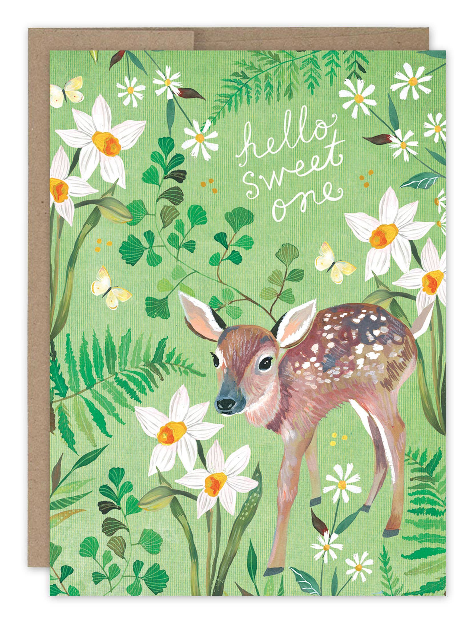 Fawn New Baby Card