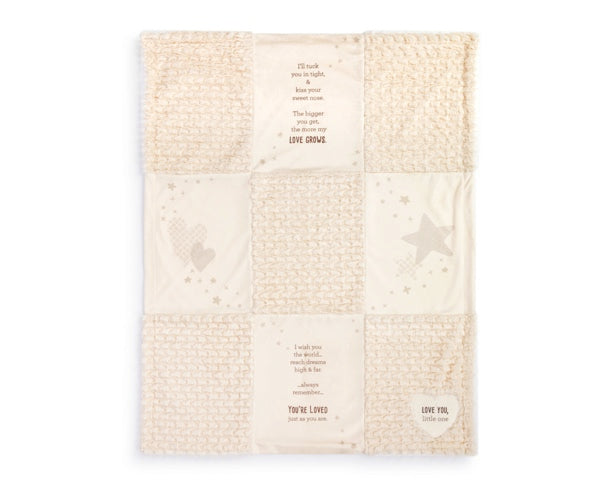 Tuck You In Wishes Blanket - Neutral