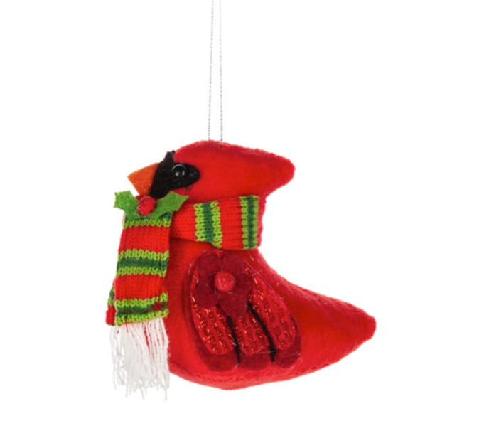 Warm & Cozy Cardinal Ornament