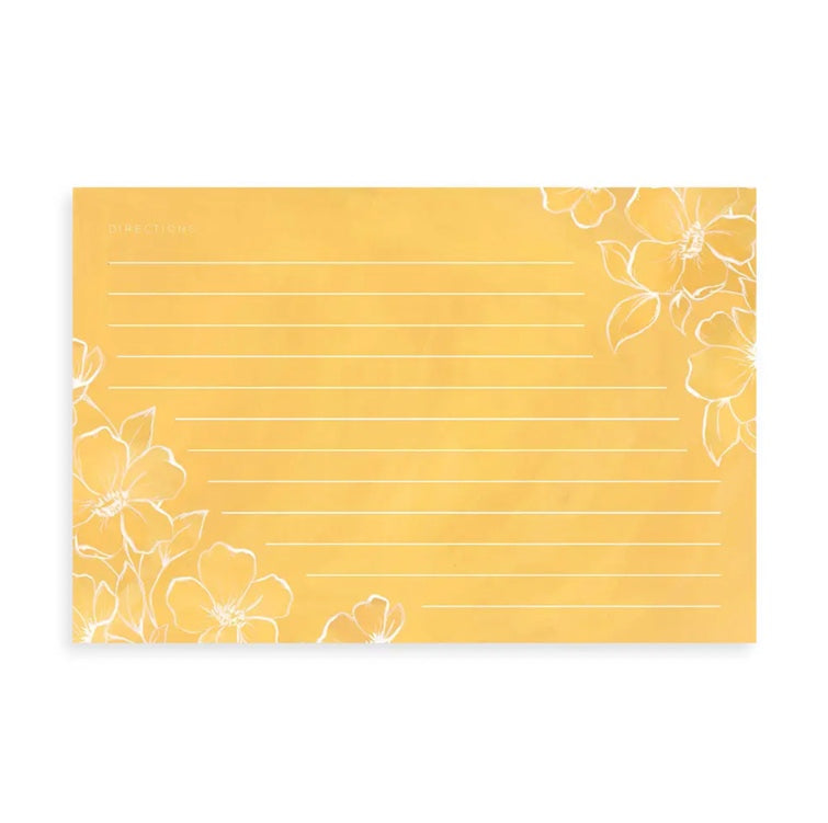 Golden Poppy Recipe Cards