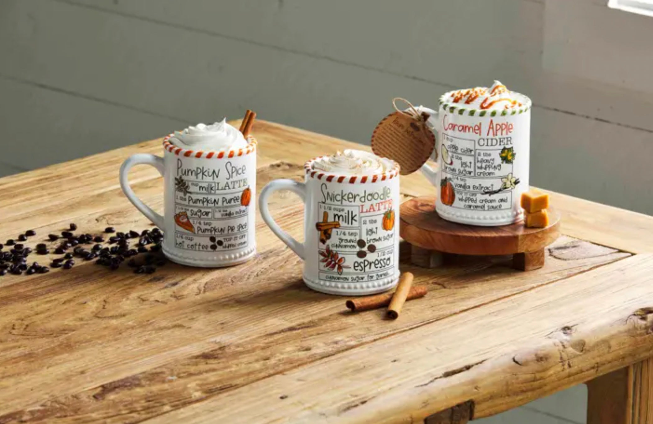 Fall Recipe Mugs