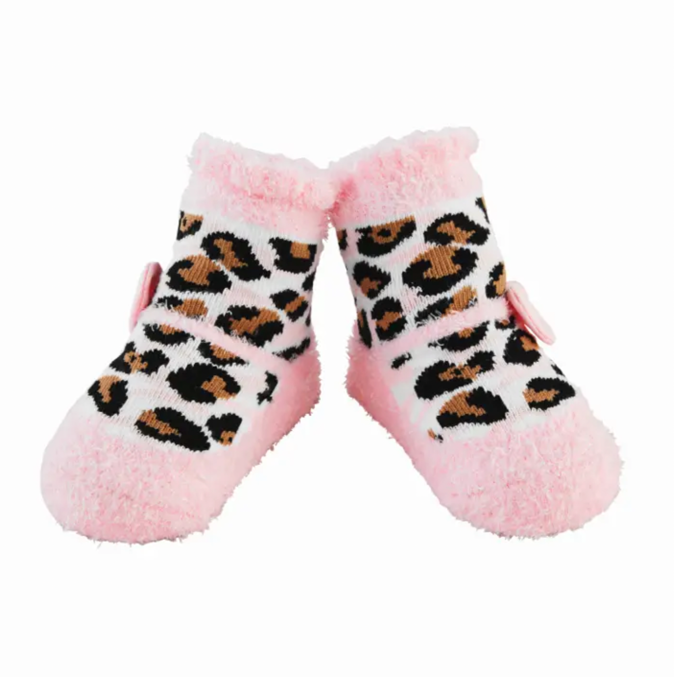 leopard and pink socks