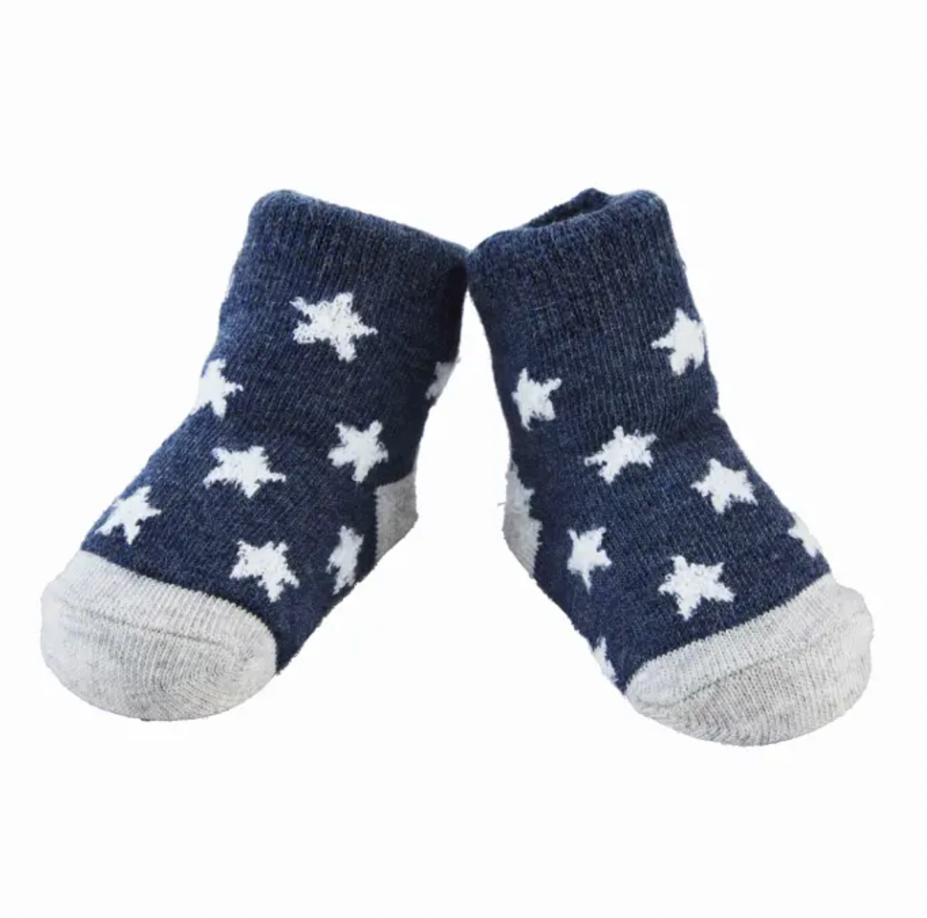 navy chenille dot socks