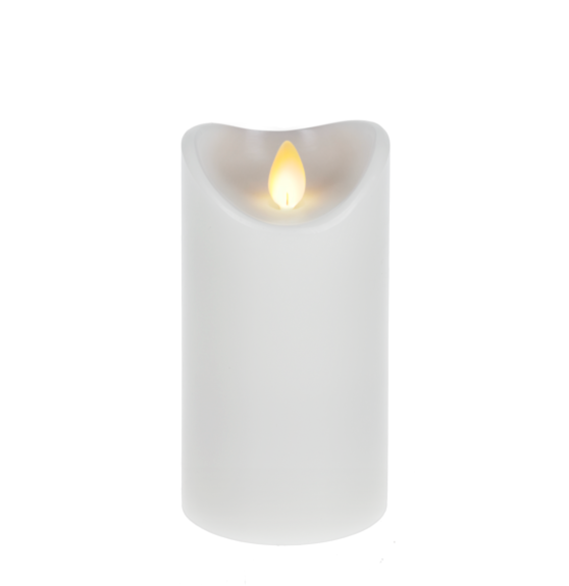 3x6 White Battery Operated LED Candle