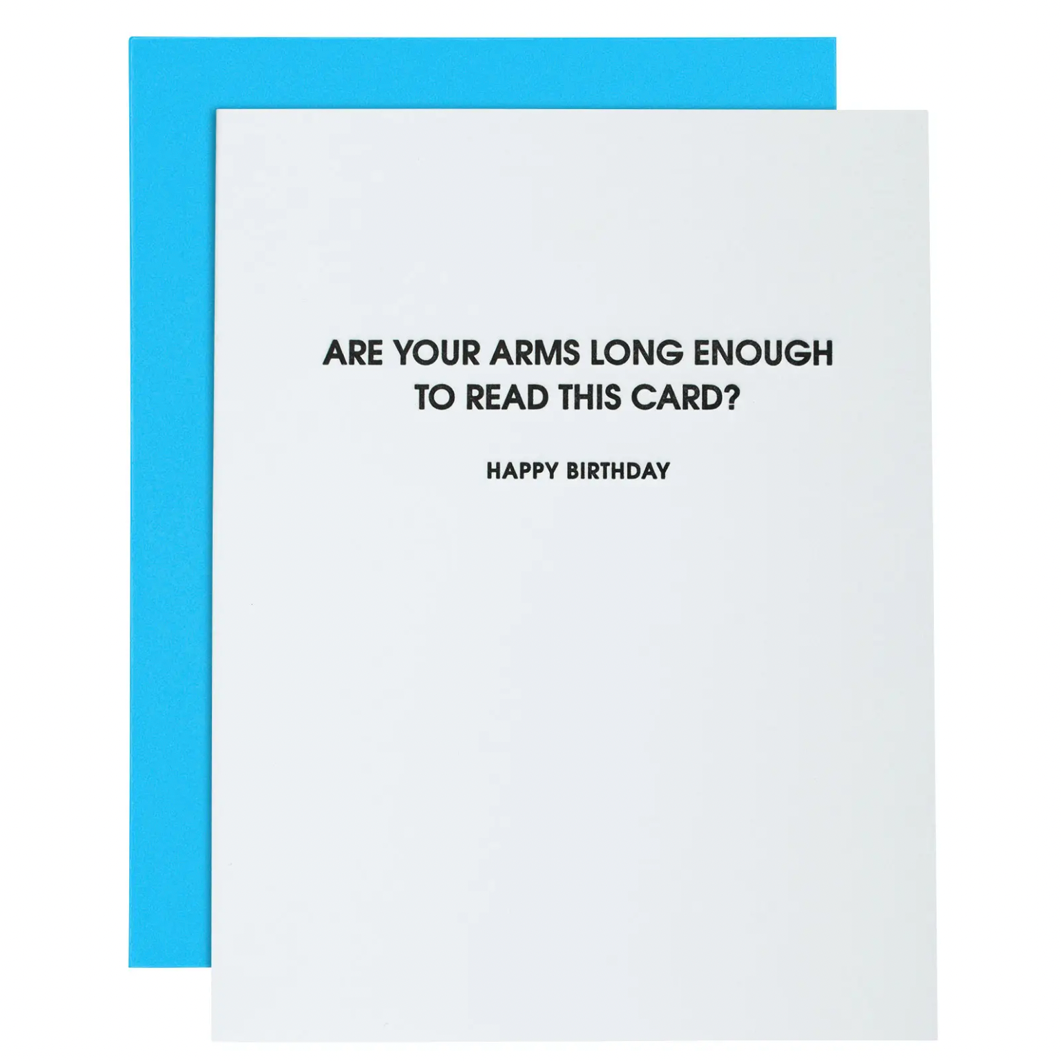 arms long enough funny birthday card